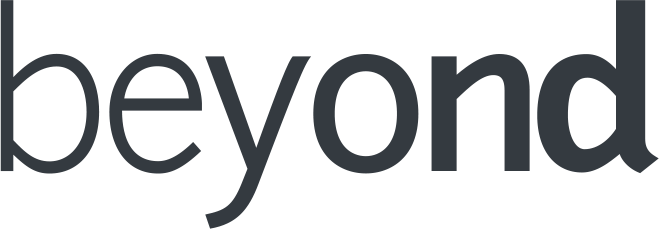 beyond logo white